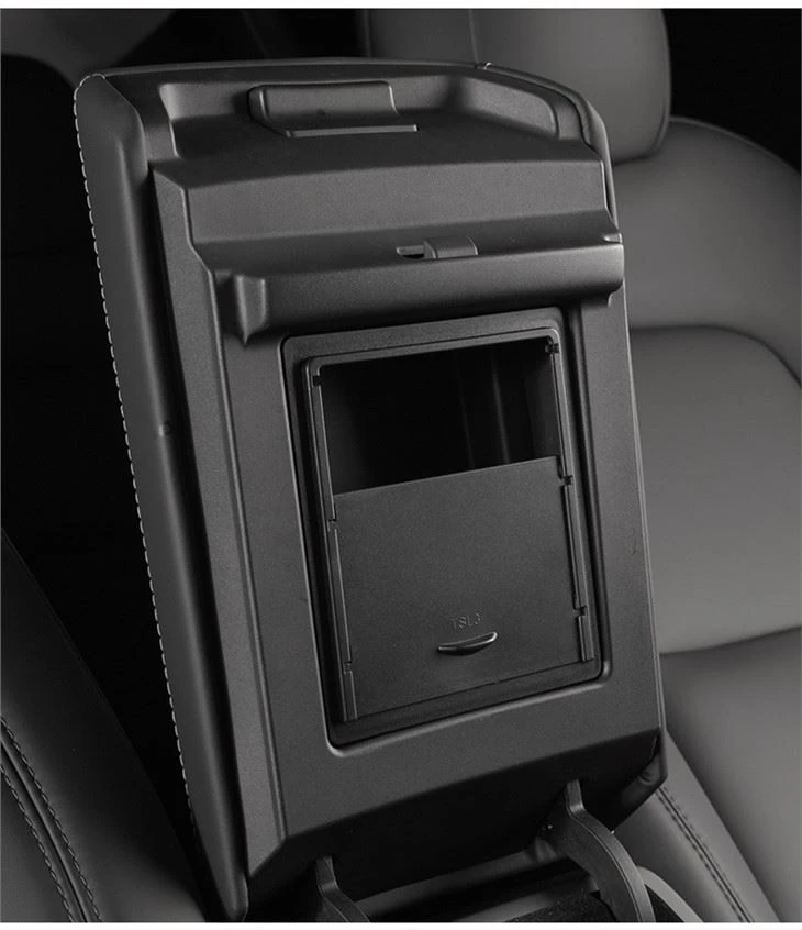 Tesla Armrest Box Kaxxa tal-Ħżin tal-Privatezza