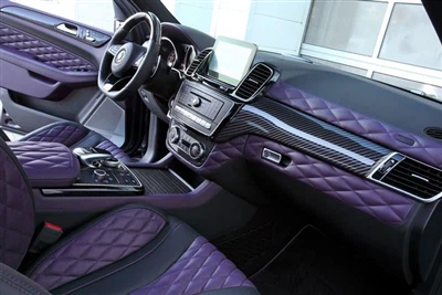 Topcar Modifikat Mercedes AMG GLE 63 Bil-Fibra tal-Karbonju U Intern Ġilda Vj...